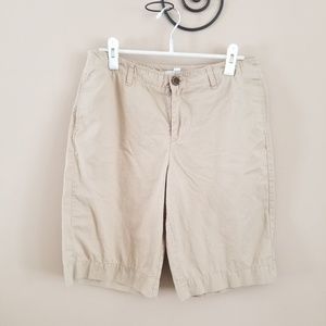 Merona Lightweight Khaki Bermuda Shorts